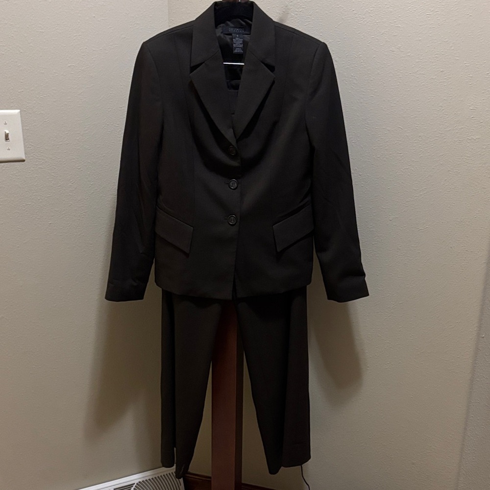 The Limited Dark Brown Trousers and Suit jacket
